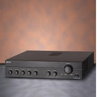 Mixer/Amp 5-Input (Mic, Line, Tel), 240W, Paging priority Mute