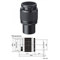 RICOH FL-BC7838-VGUV (Pentax C91698) 1-inch 78.0mm Manual Iris Fixed Focal Lens